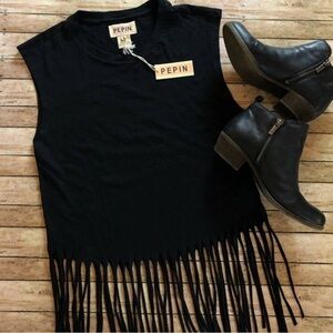 ANTHROPOLOGIE / PEPLIN FRING TOP